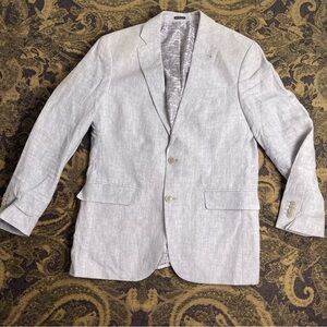 JOE Joseph Abound Men’s Slim Fit Blazer‎ 2 Button 40 Regular Linen Gray